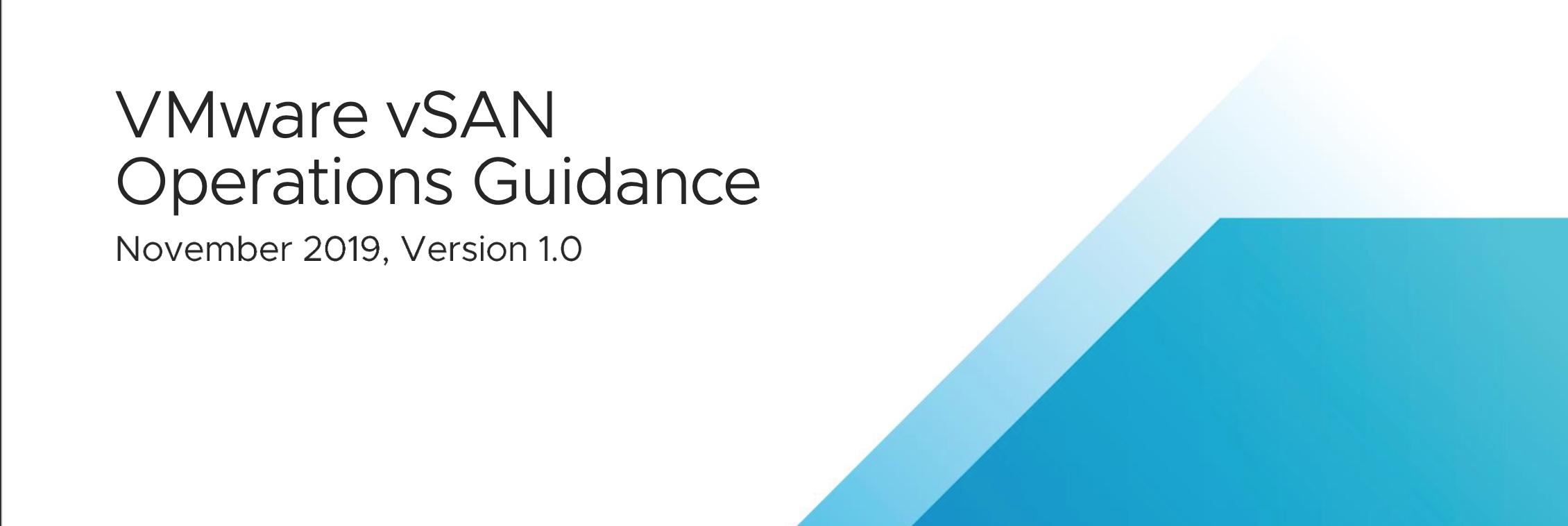 Conseils pour les administrateurs VMware vSAN