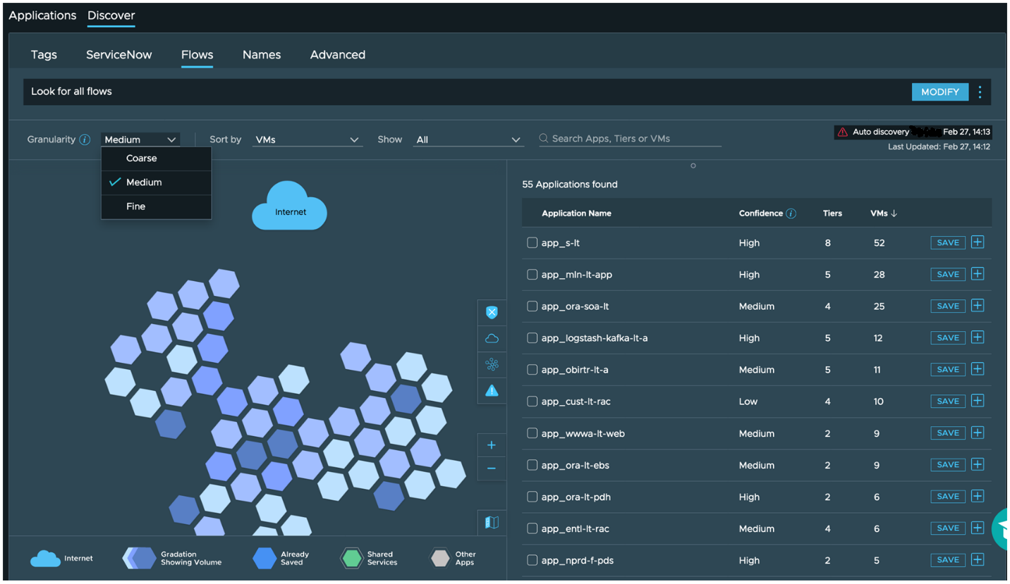 VMware NSX-T 3.0 et vRealize Network Insight 5.2