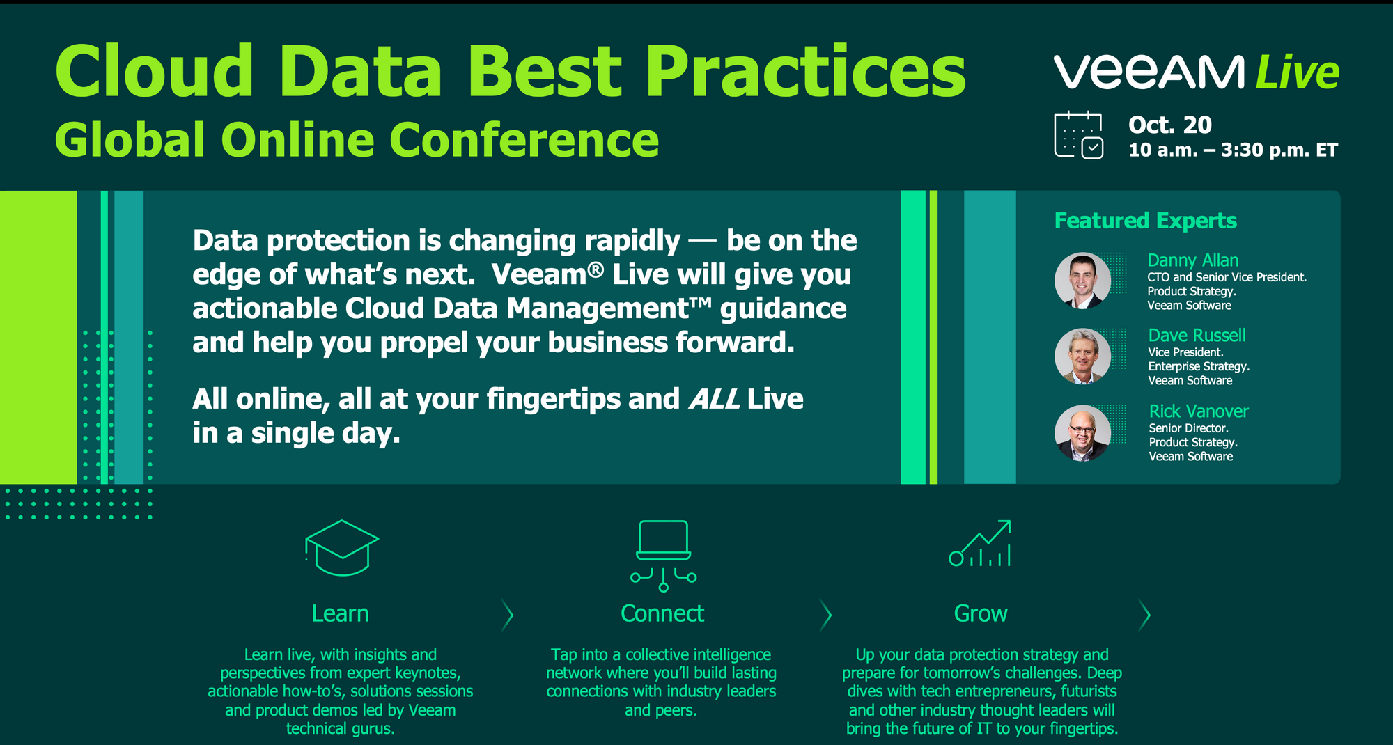 Save the date : Veeam Live le 20 octobre 2020