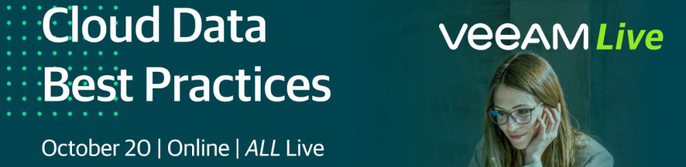Veeam Live 2020 ! C'est aujourd'hui