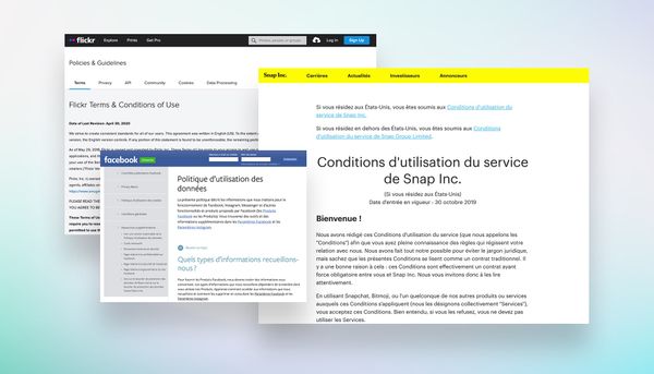Un détecteur de modifications de CGU en ligne